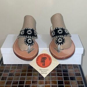 Black Stephen Bonanno Handmade Sandals